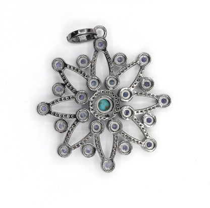 Star Pave Diamond Pendant