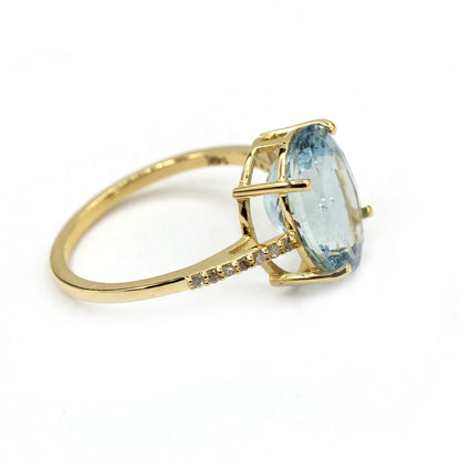 14k Solid Gold Diamond Rings