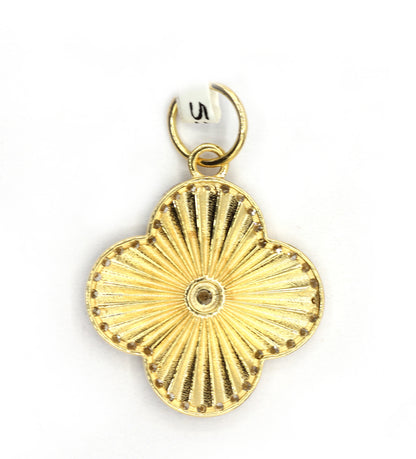 14k Solid Gold Diamond Pendants.