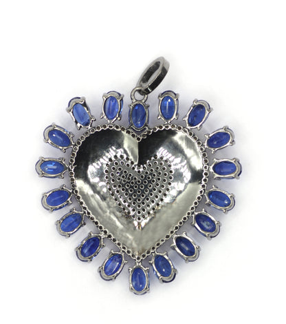 Heart Pave Diamond Pendant
