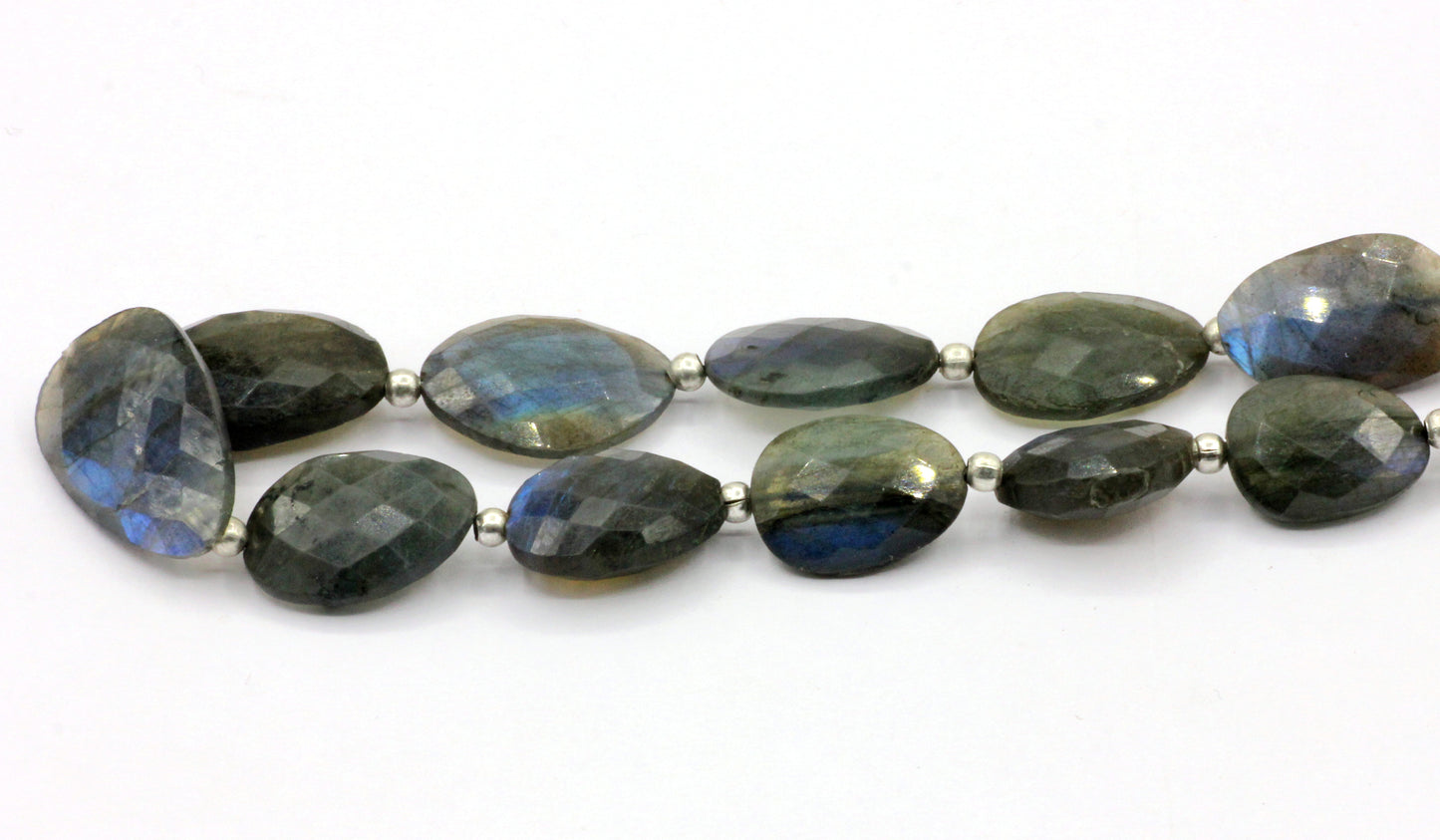 Labradorite faceted nugget Beads
