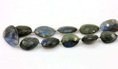 Labradorite faceted nugget Beads