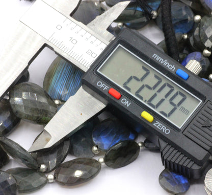Labradorite faceted nugget Beads