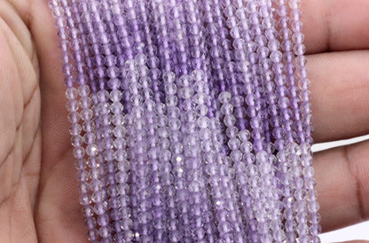 Amethyst, Pink Amethyst Beads Faceted
