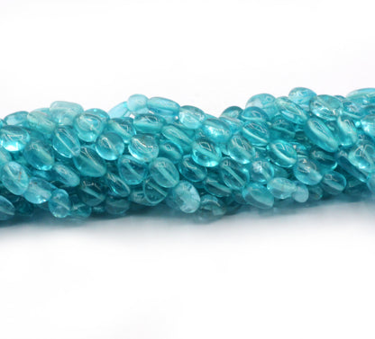 Apatite Smooth Nuggets Bead. Size 6x9 mm