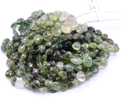Tourmaline, Green Tourmaline Beads Faceted Tear Drop