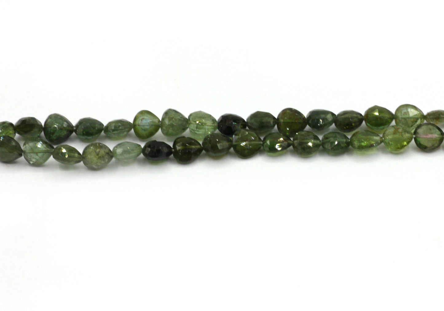 Tourmaline, Green Tourmaline Beads Faceted Tear Drop