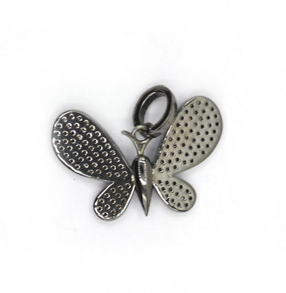 Butterfly Pave Diamond Pendant