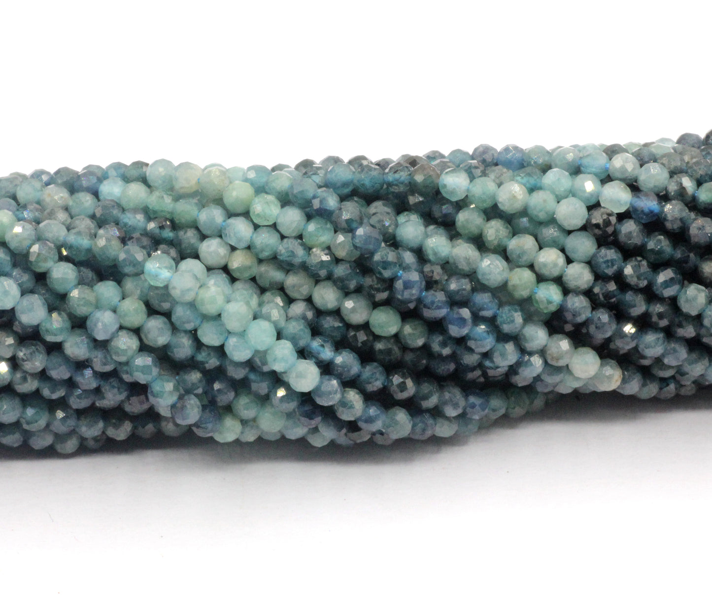 Tourmaline Beads Round Faceted, Laser Diamond Cut Faceted Round
