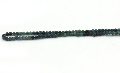 Tourmaline Beads Round Faceted, Laser Diamond Cut Faceted Round