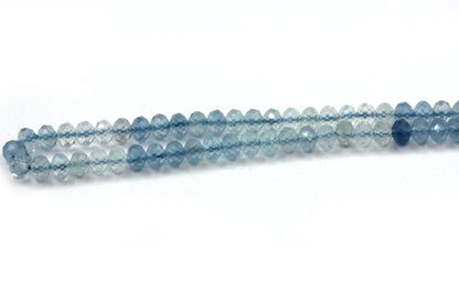 Aquamarine Faceted Beads.