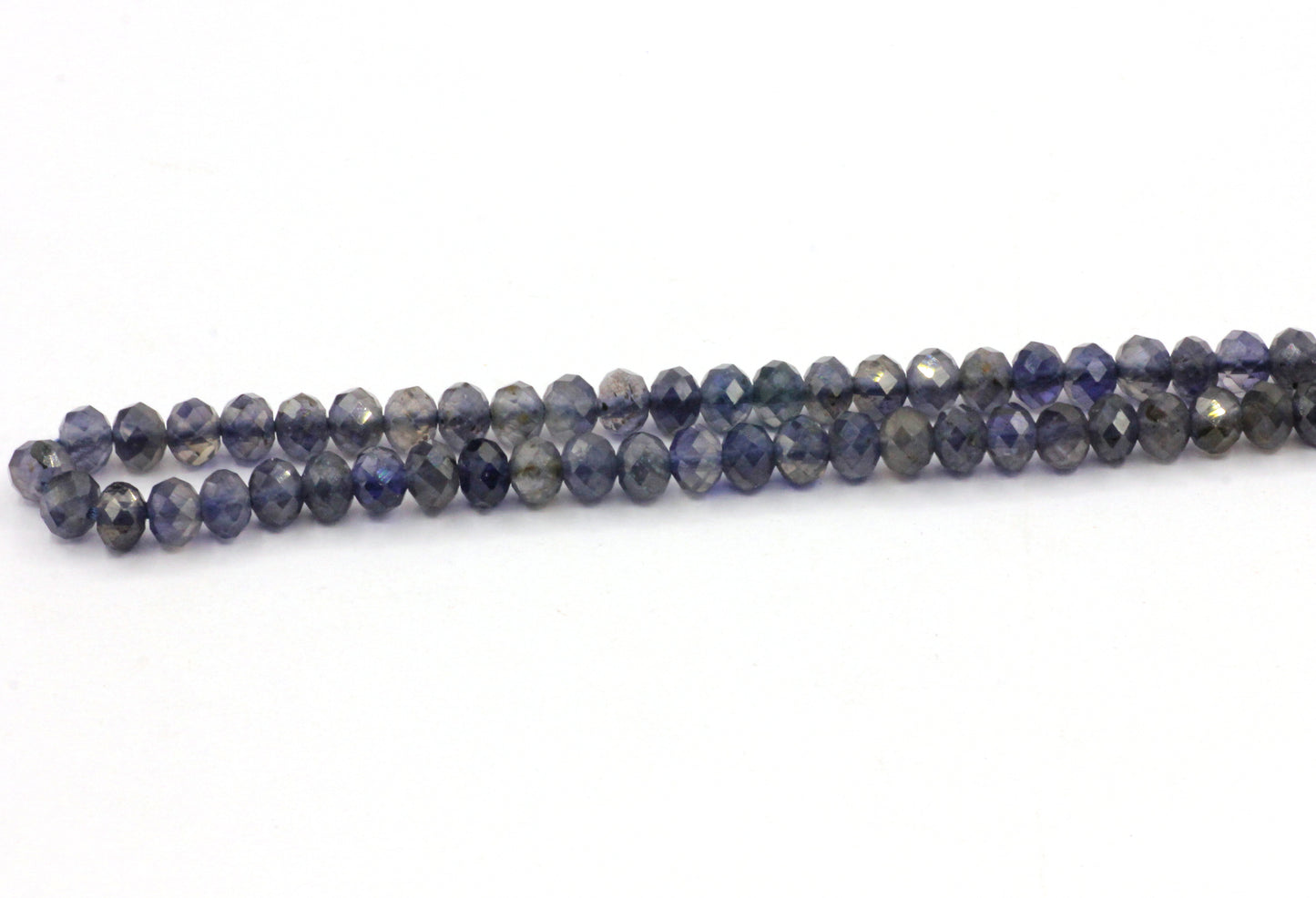 Iolite Beads Faceted 5mm to 6mm Rondelle