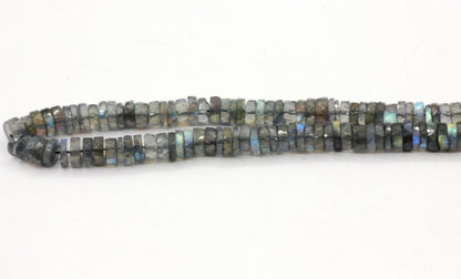 Labradorite Faceted Heshi, Faceted Donut, Faceted Tyre