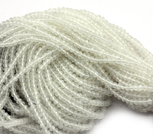 Moonstone, Rainbow Moonstone Faceted Beads