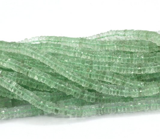 Amethyst, Green Amethyst Faceted Heshi, Faceted Donut, Faceted Tyre