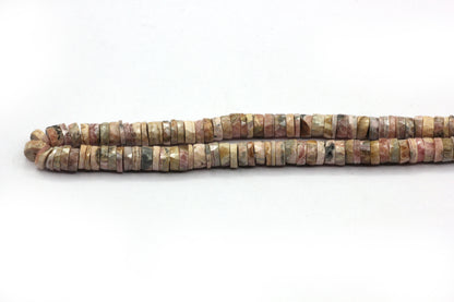 Opal Faceted Heshi, Faceted Donut, Faceted Tyre