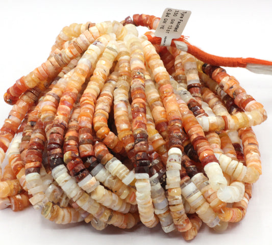 Opal, Fire Opal Faceted Heshi, Faceted Donut, Faceted Tyre