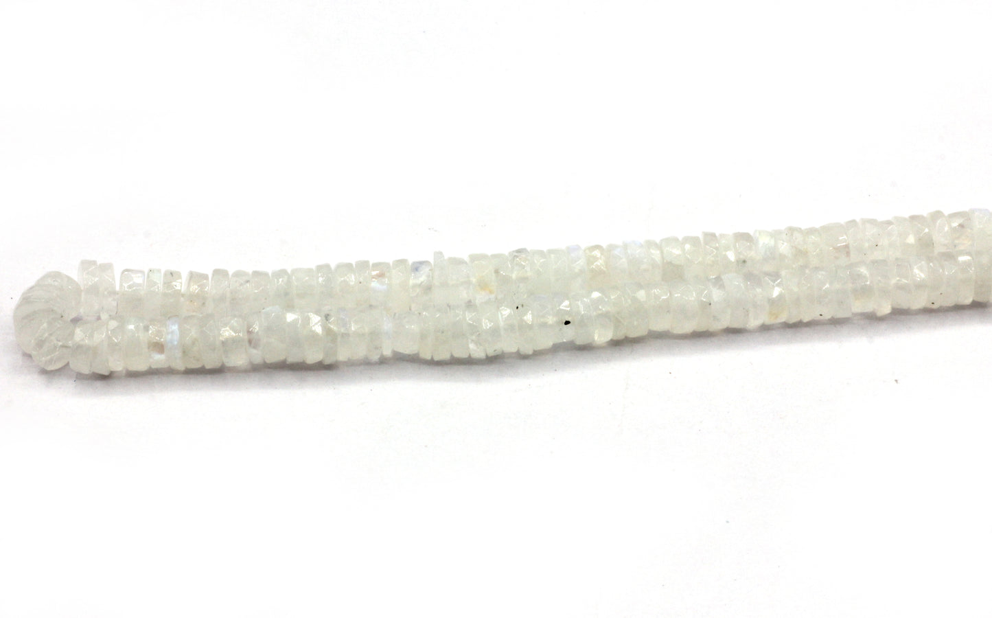 Moonstone, Rainbow Moonstone Faceted Heshi, Faceted Donut, Faceted Tyre