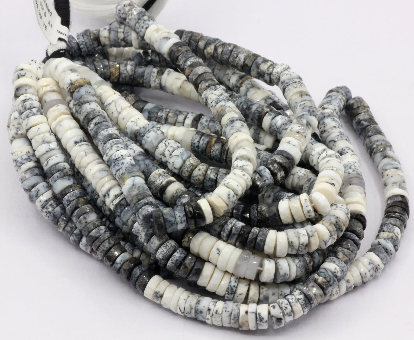 Opal, Dendritic Opal Beads Tyre, Heshi