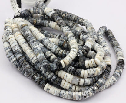 Opal, Dendritic Opal Beads Tyre, Heshi
