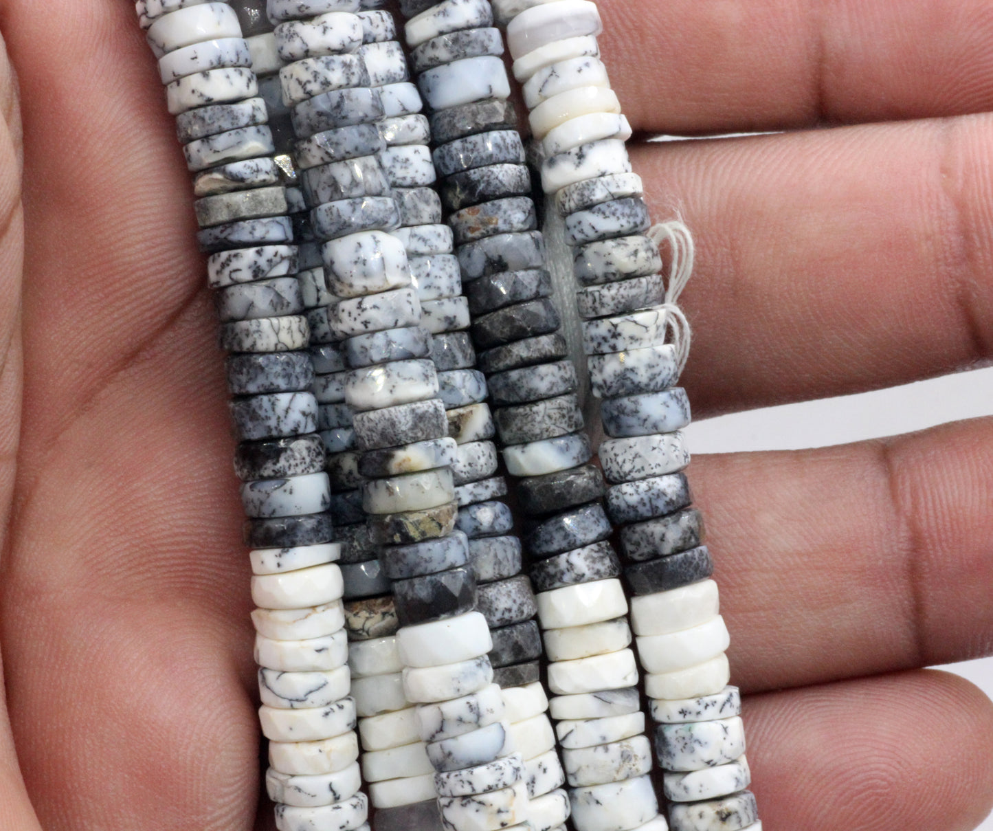 Opal, Dendritic Opal Beads Tyre, Heshi