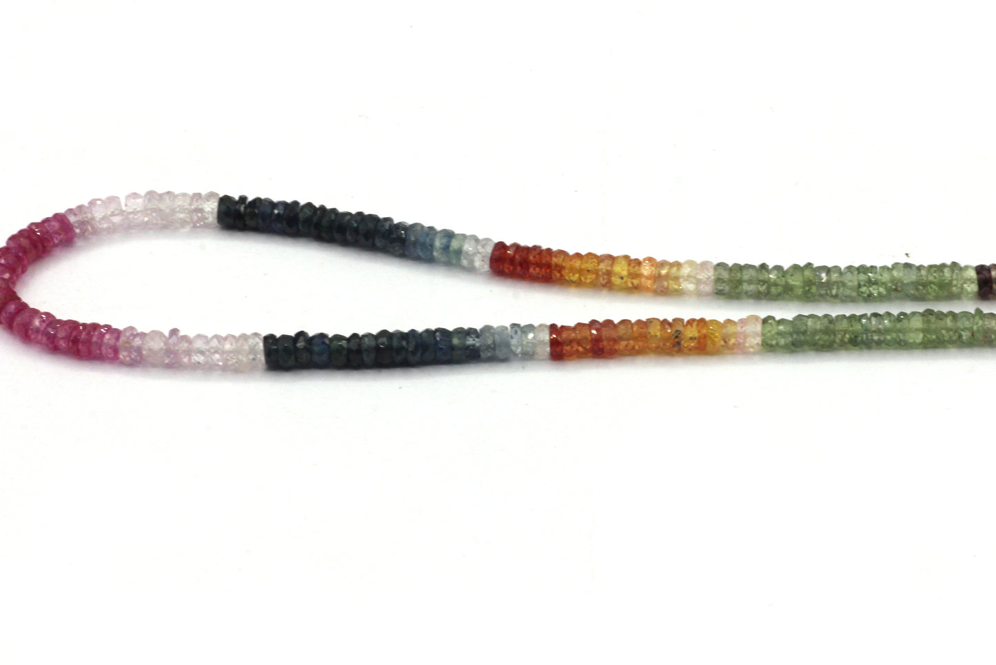 Sapphire, Multi Sapphire Faceted Heshi, Faceted Donut, Faceted Tyre