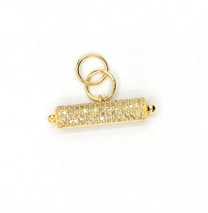 14k Solid Gold Diamond Pendants.