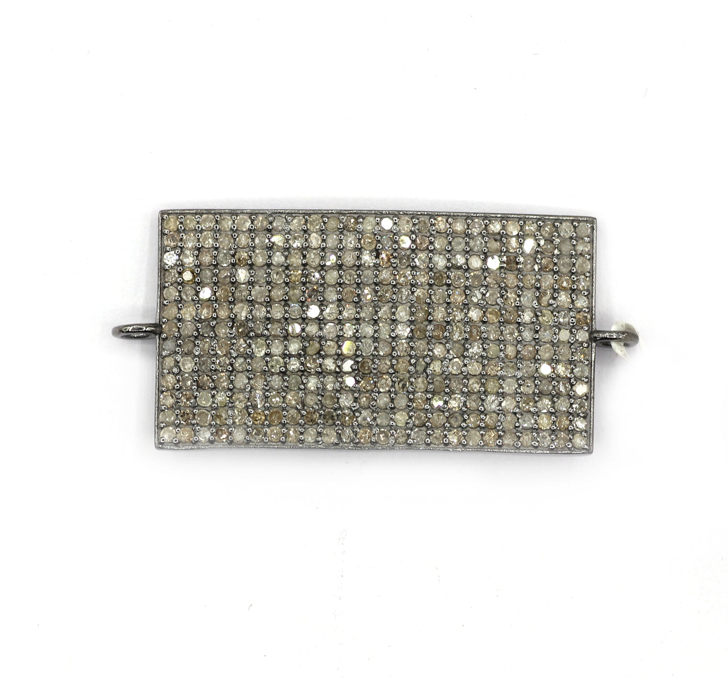 Rectangle Pave Diamond Pendant