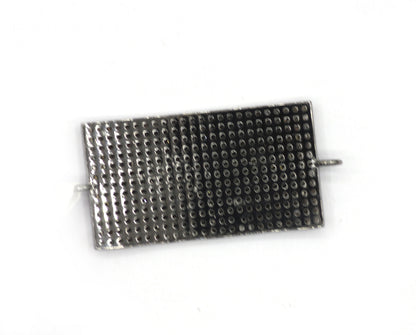 Rectangle Pave Diamond Pendant
