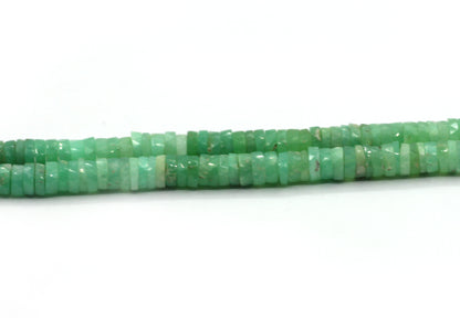 Chrysoprase Faceted Heshi, Faceted Donut, Faceted Tyre