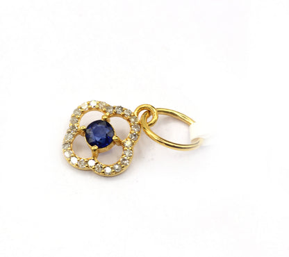 14k Solid Gold Diamond Pendants.