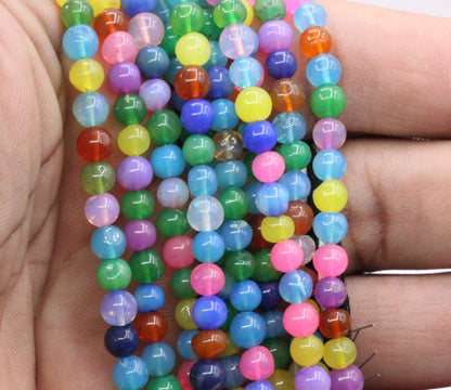 Opal, Disco Opal Beads Smooth, Dyed Color