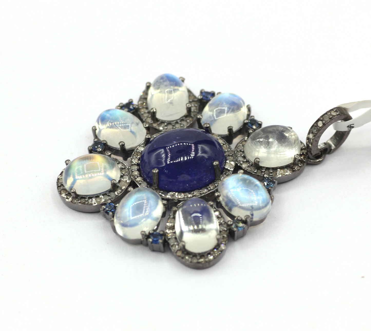 Silver Pave Diamond Pendant