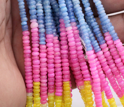 Opal, Multi Opal Beads Smooth, Dyed Color