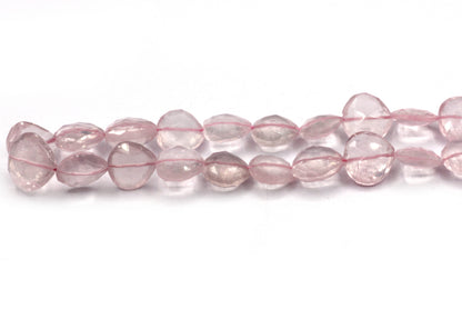Quartz, Rose Quartz Faceted Beads,