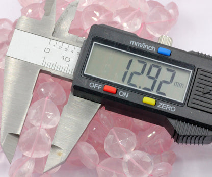 Quartz, Rose Quartz Faceted Beads,