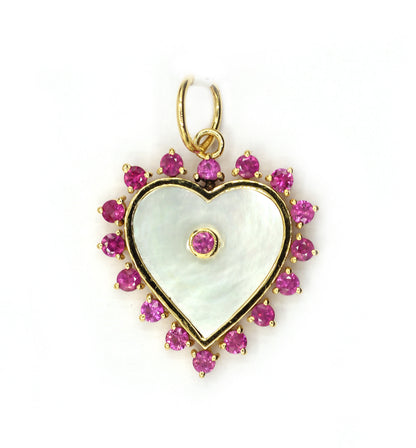 14K Gold Heart Pendant