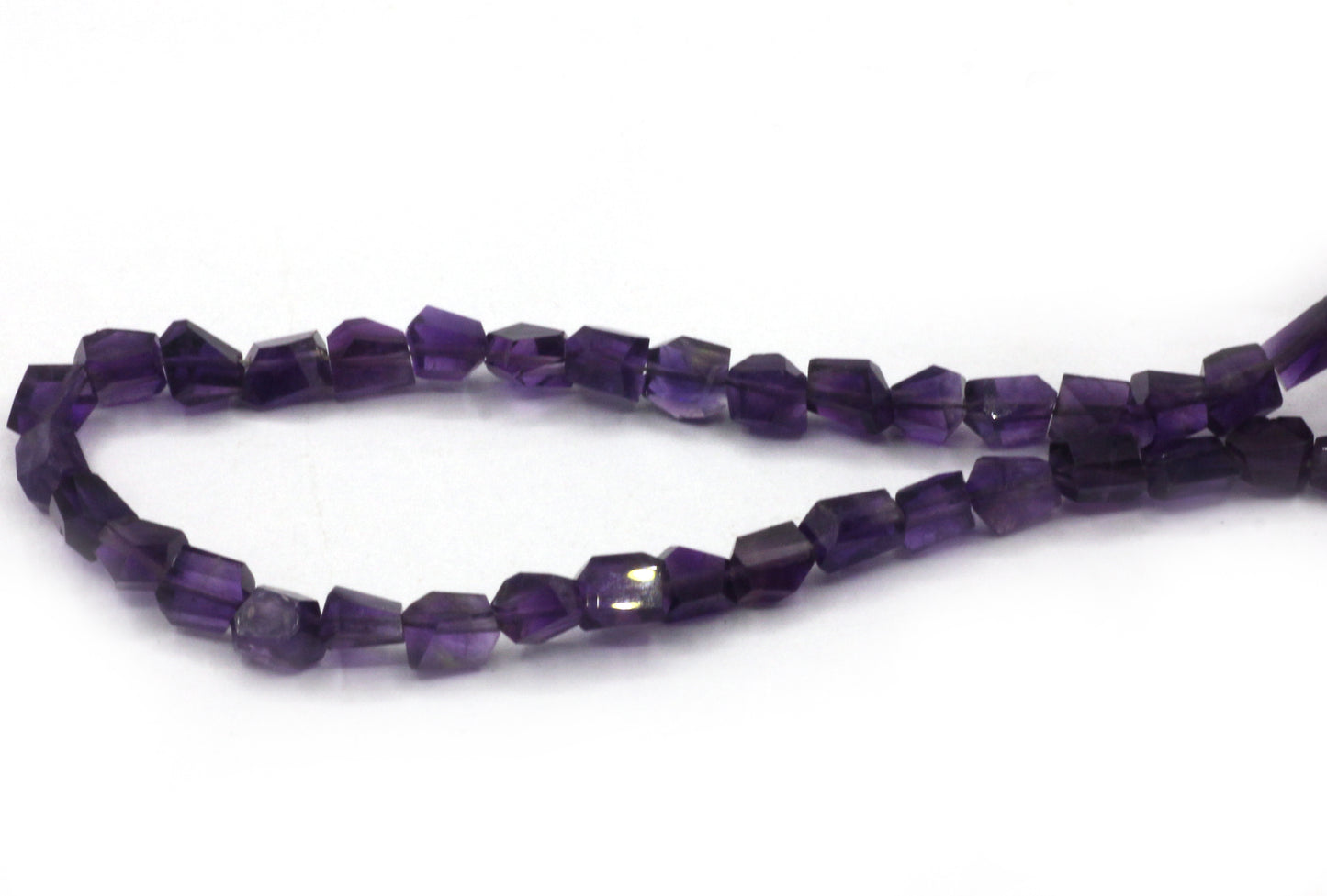 Amethyst  Faceted Nuggets Beads, Natural Amethyst