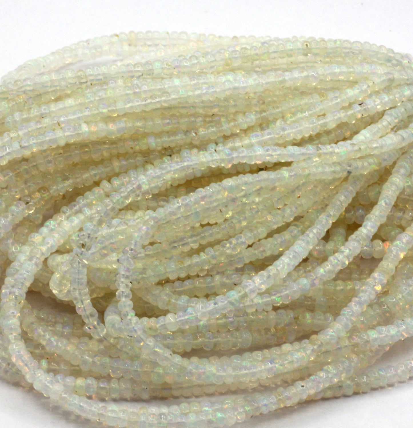 Opal, Ethiopian opal Smooth Beads, Size 3 to 4 mm