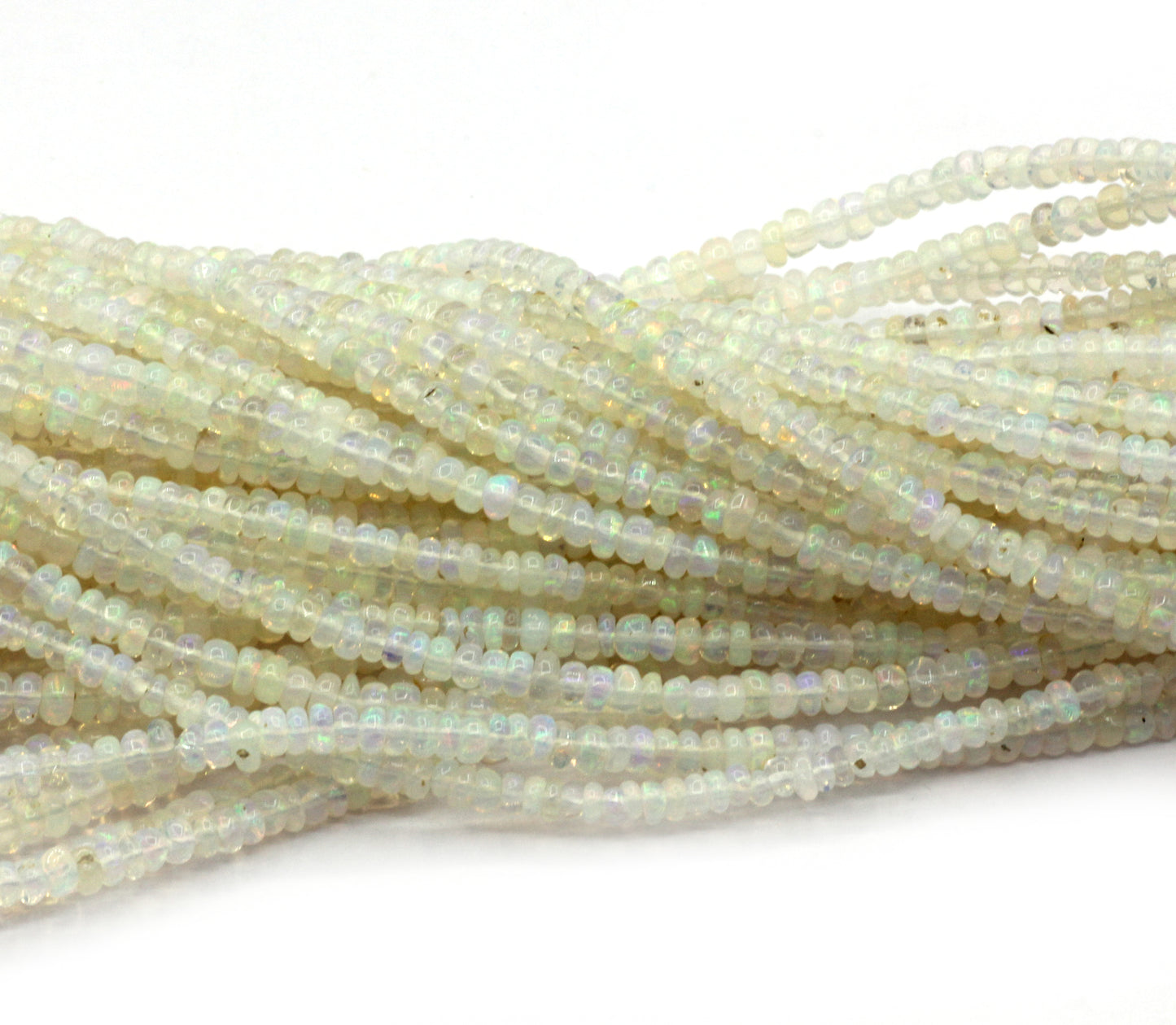 Opal, Ethiopian opal Smooth Beads, Size 3 to 4 mm