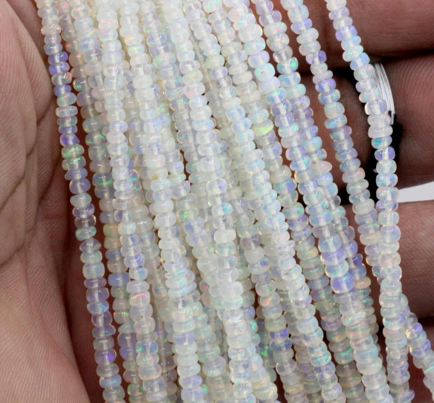 Opal, Ethiopian opal Smooth Beads, Size 3 to 4 mm