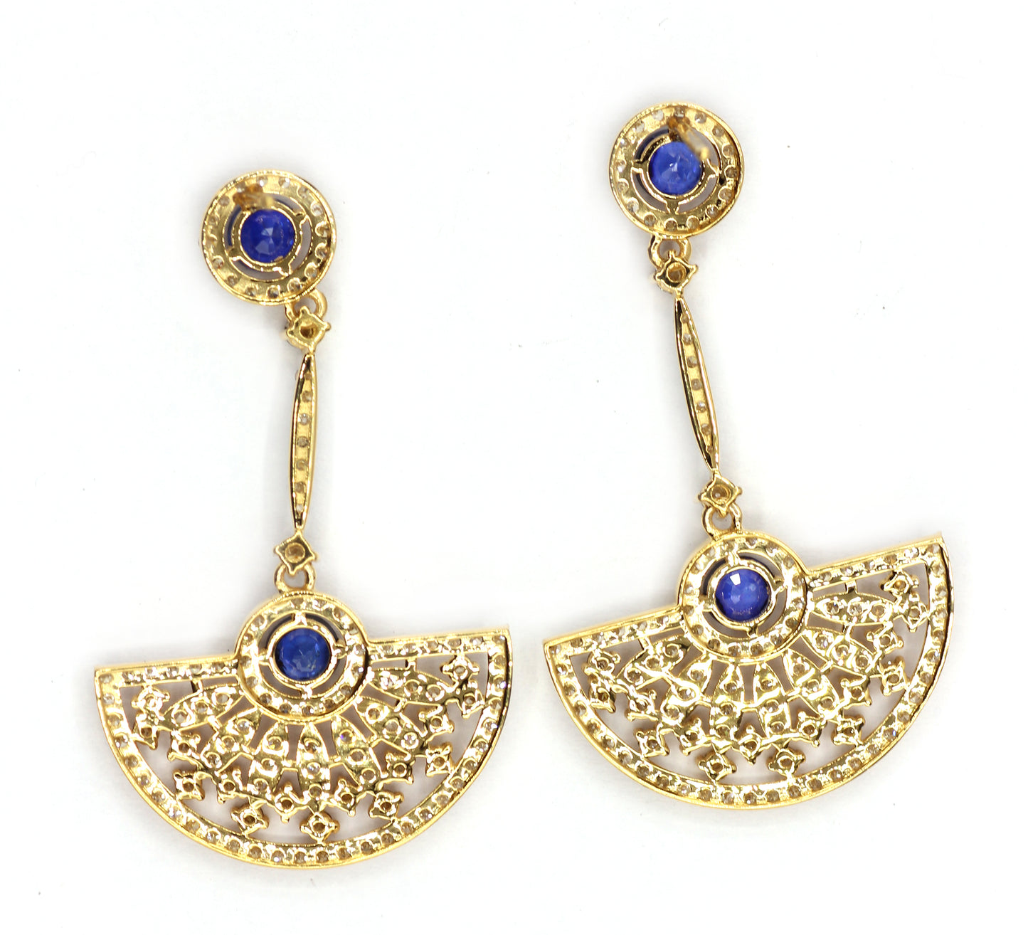 14k Solid Gold Diamond Earring