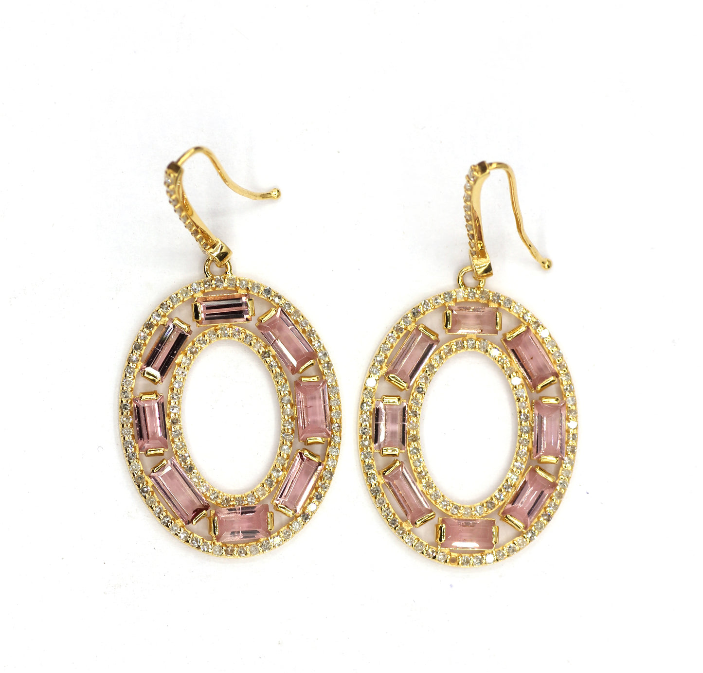 14k Solid Gold Diamond Earring