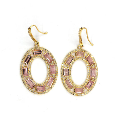 14k Solid Gold Diamond Earring