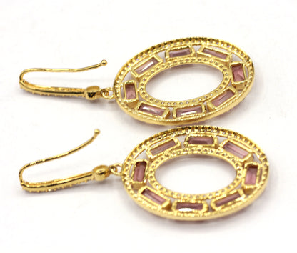14k Solid Gold Diamond Earring
