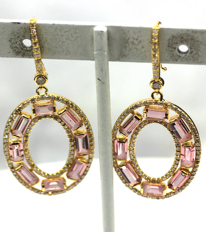 14k Solid Gold Diamond Earring