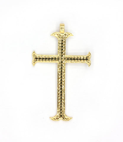 Cross 14k Solid Gold Diamond Pendants.