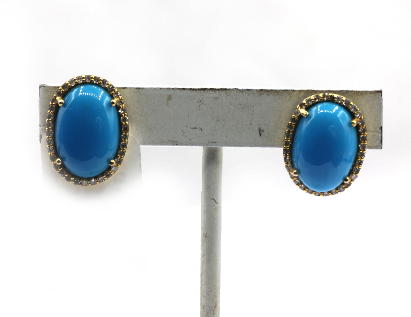 14k Gold Diamond  Stud Earring