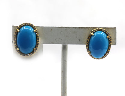 14k Gold Diamond  Stud Earring