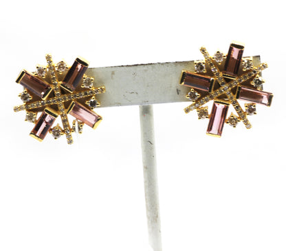 14k Gold Diamond  Stud Earring